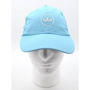 Peter Millar Golf Hat Carolina Blue Adjustable Strapback Lightweight (B)